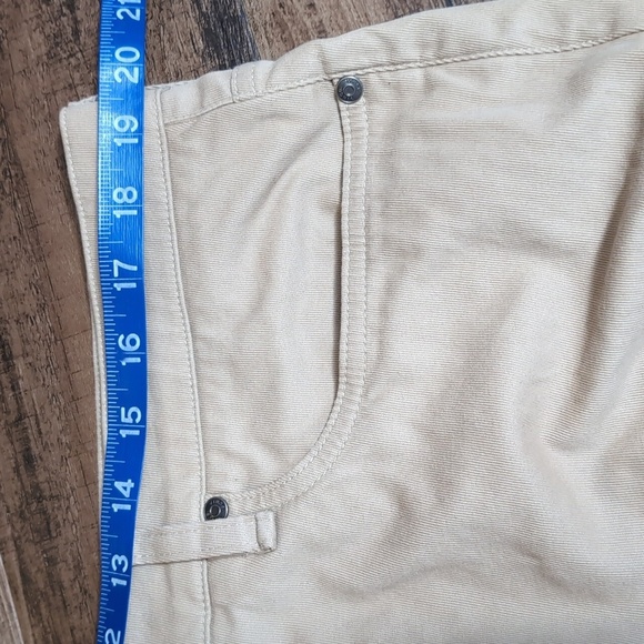 Vince Griffith Chino Shirt Size 38x12" In Khaki Tan Made In The USA - Picture 7 of 9